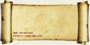 Danica Pljakić vizit kartica